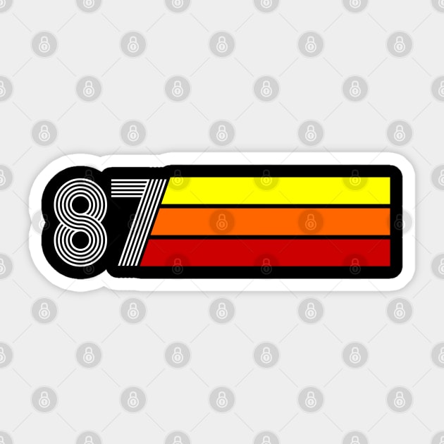 Retro 1987 Styleuniversal Sticker by Styleuniversal